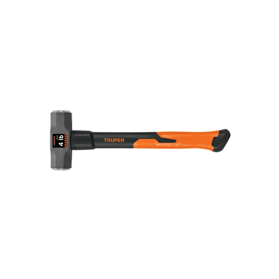 MD-4F COMBA OCTAGONAL 4 LBS,MANGO FIBRA DE VIDRIO TRUPER