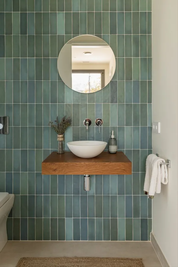 MEDIO BAÑO AZUL PASTEL CTAZA RT PREMIUM+ESTQ SIF ON PS+LAV MANCORA PEDE UNI TREBOL