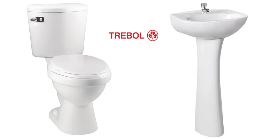 MEDIO BAÑO NVO SIFON JET NEGRO CTAZA AS+ESTQ P+S LAVAT MANCORA TREBOL