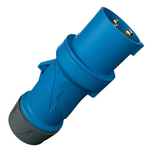MENEKES MACHO BLANCO/AZUL 16AMP 240V MAEBUSA
