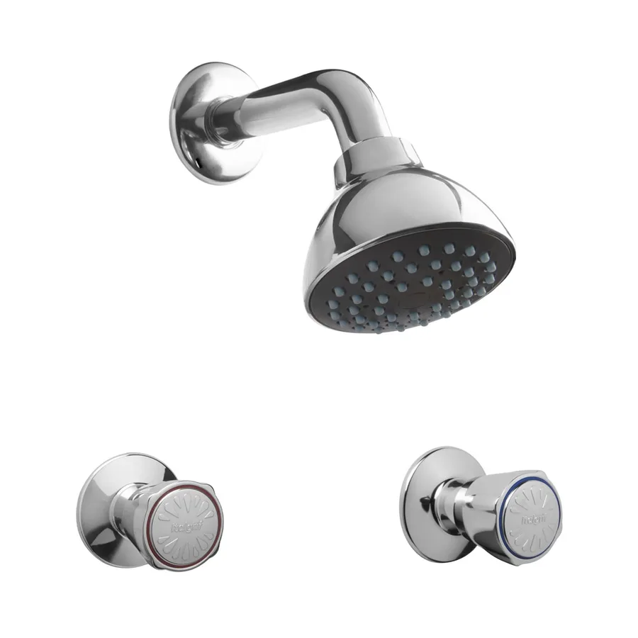 MEZCLADORA D/DUCHA DE 2 LLAVES C/S TECNO MO.ARUBA ITALGRIF
