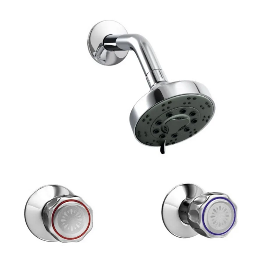 MEZCLADORA DE DUCHA 2 LLAVES MOD:VALLARTA CR.CIS TECNO ITALGRIF