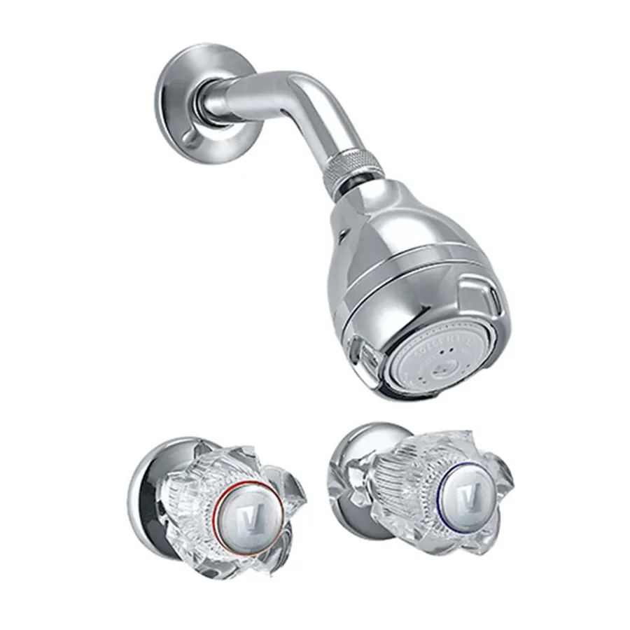 MEZCLADORA DUCHA CLASICA CRISTAL VAINSA
