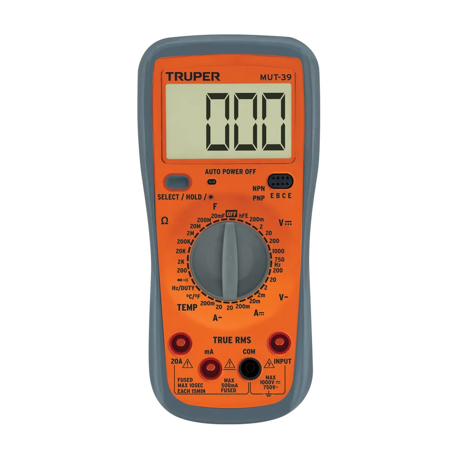 MULTIMETRO DIGITAL PROFESIONAL TRUPER