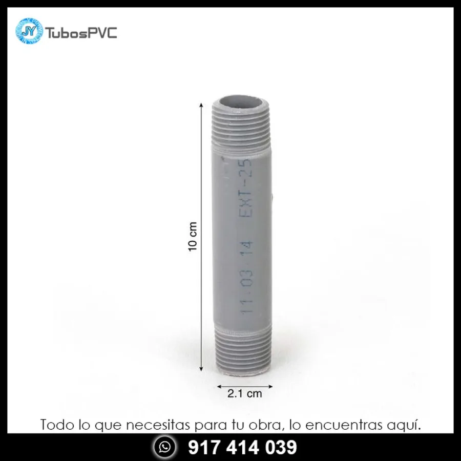 NIPLE 1/2 X DE PVC 4 SAP PAVCO