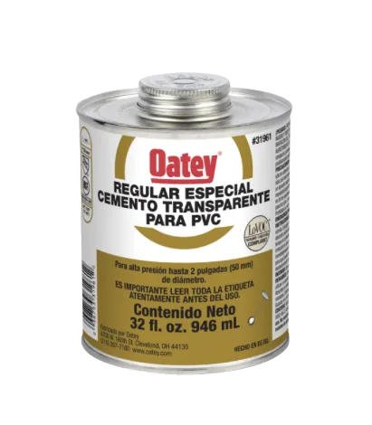 PEGAMENTO OATEY PVC REGULAR 1/4 (32 ONZ) DORADO 31961 PAVCO