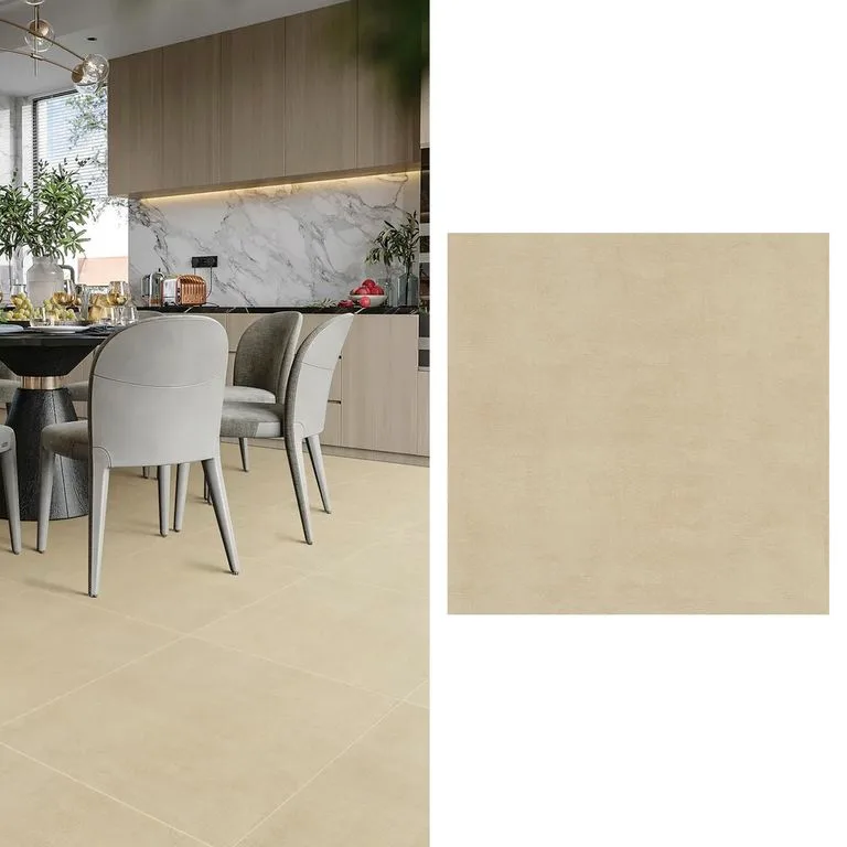 PERCELANATO BEIGE MATTE SATINADO 60X60 1.44M2 IMPORTADO