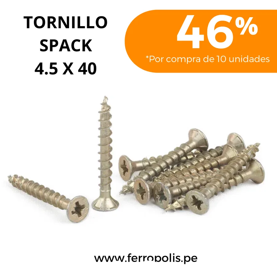 PERNO SPACK 4.5 X 45 S/M