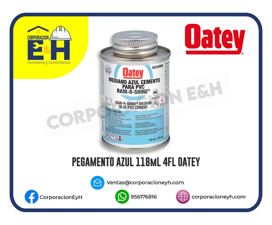 PG.AZUL PVC 118 ML OATEY