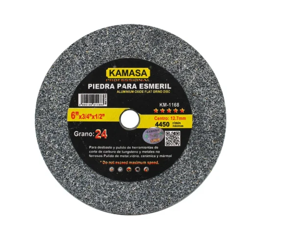 PIEDRA P/ESMERIL 6X3/4X 1/2 KAMASA