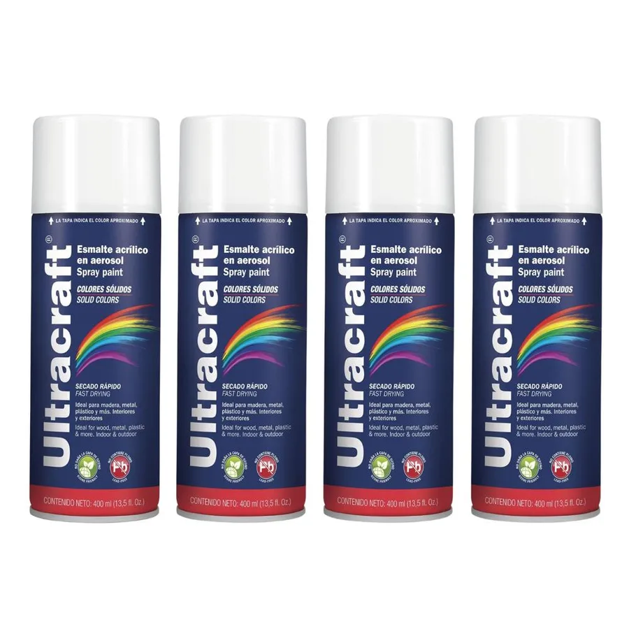 PINTURA SPRAY BLANCO MATE ULTRACRAFT