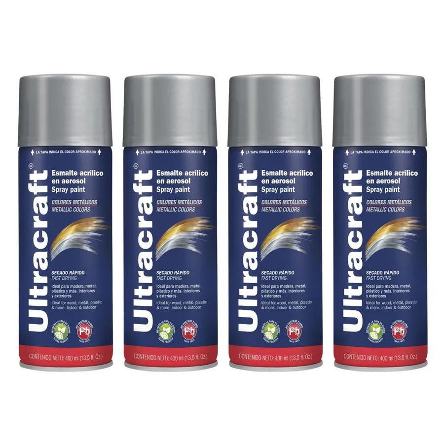 PINTURA SPRAY CROMO ULTRACRAFT