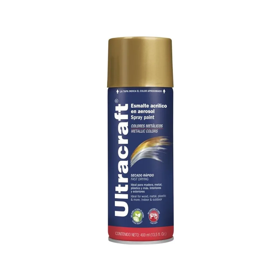 PINTURA SPRAY DORADO ABRO