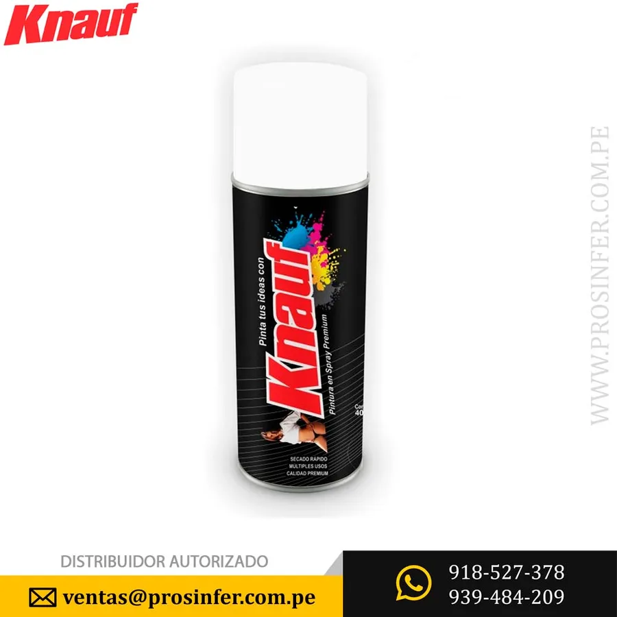 PINTURA SPRAY LACA MATE # 33C 400ML KNAUFF KNAUF