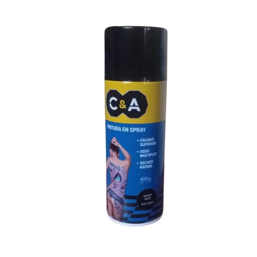 PINTURA SPRAY NEGRO MATE SHARK