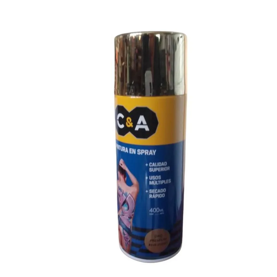 PINTURA SPRAY ORO PREMIUM C&A