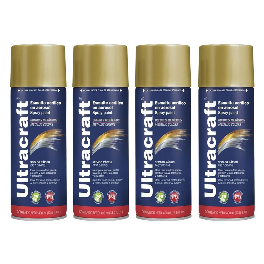 PINTURA SPRAY ORO ULTRACRAFT