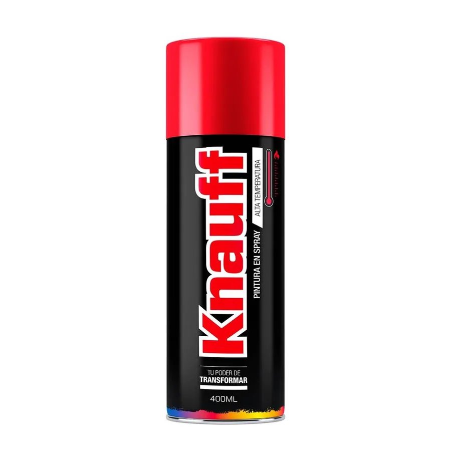 PINTURA SPRAY ROJO BRILLANTE 400ML KNAUF