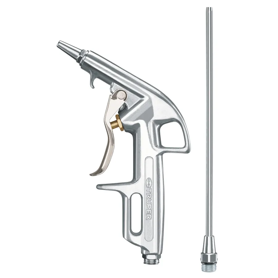 PISTOLA METALICA CON 2 BOQUILLAS TRUPER