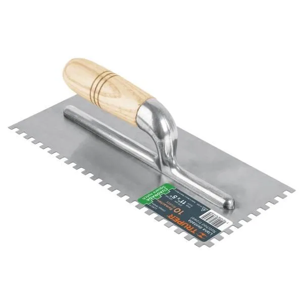 PLANCHA DE EMPASTAR DENTADA M/GOMA 11*5 C&A