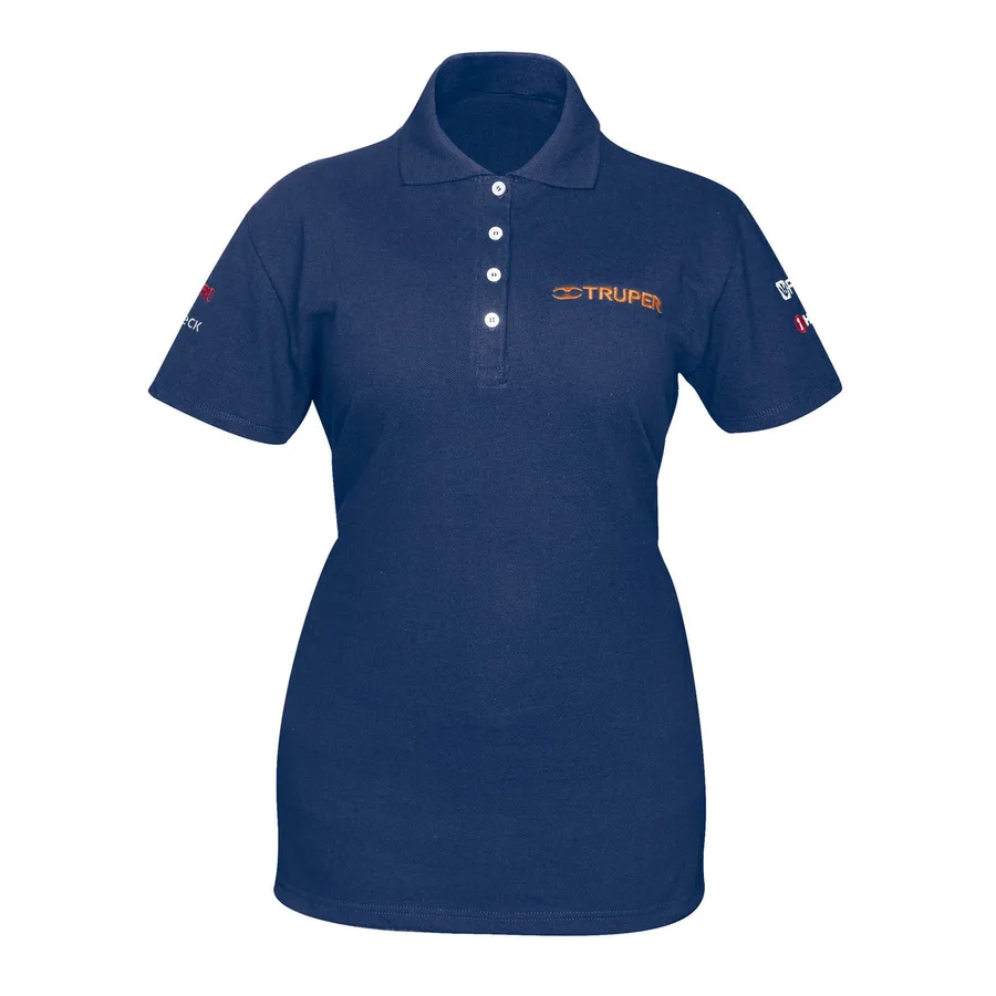 POLO CAMISERO AZUL PARA DAMA TALLA CHICA TRUPER