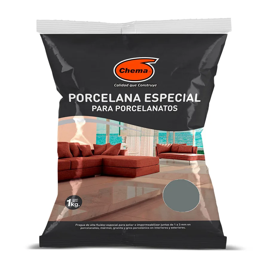 PORCELANA CHEMA GRIS CHEMA