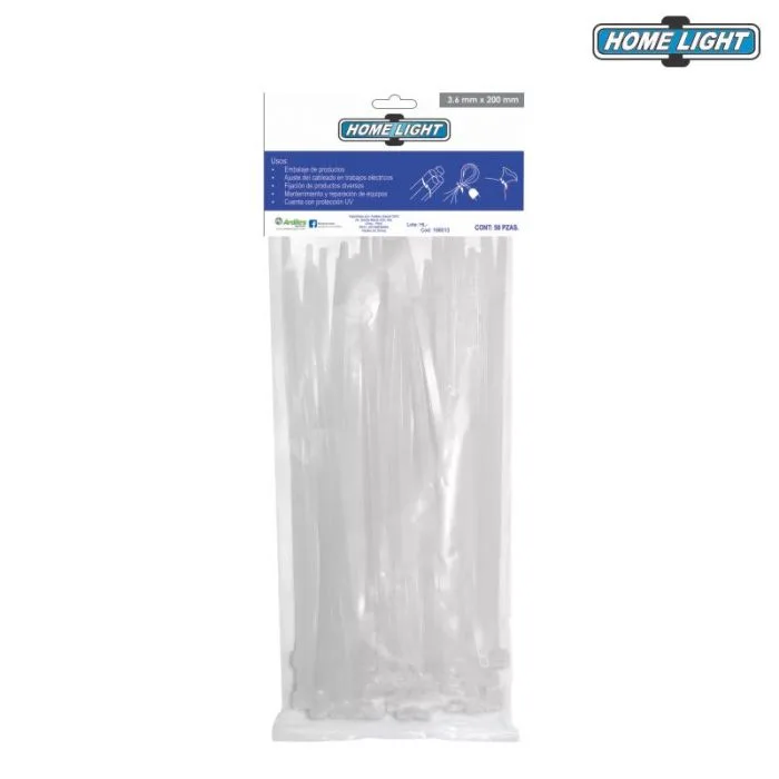 PRECINTO TRANSPARENTE 3.6MM X 400MM HOME LIGHT