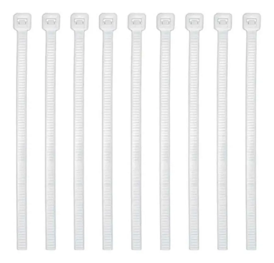 PRESINTO(CINCHO D/PLASTICO)NATURAL 100MM X 2.5 MM X 100 UND VOLTECH