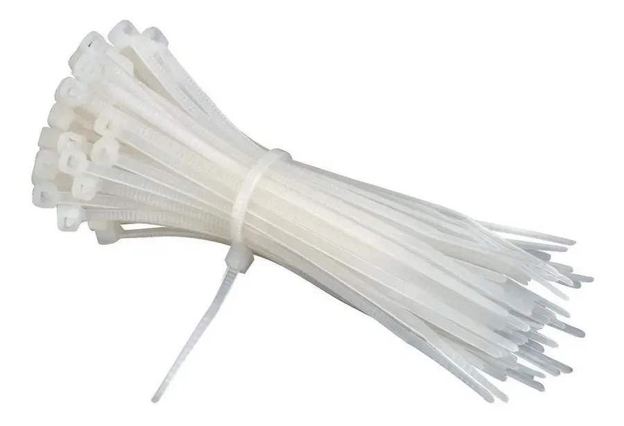 PRESINTO(CINCHO D/PLASTICO )NATURAL 150MMX2.5MM 100 PZAS VOLTECH
