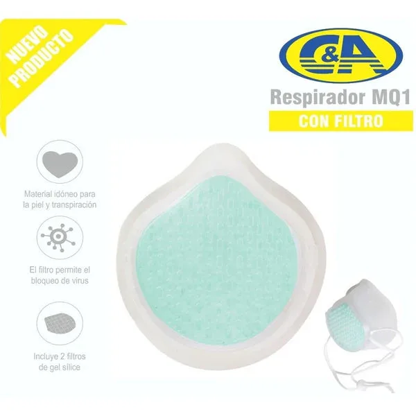 RESPOIRADOR MQ1 CON FILTRO C&A