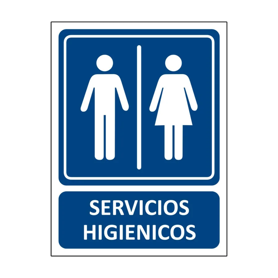 SEÑAL VINIL STICKER 10X20 CM S/M