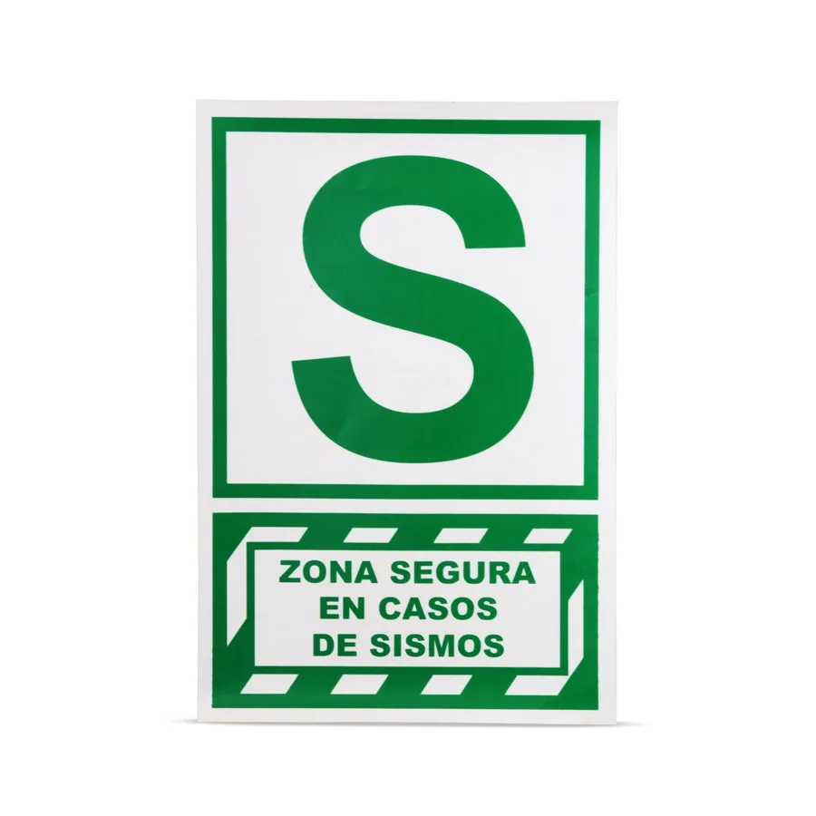 SEÑALES 30 X40 GRANDE SEGURIDAD