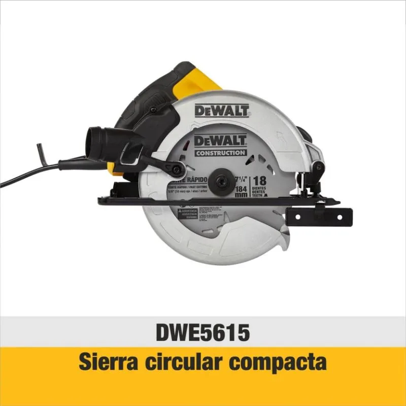 SIERRA CIRCULAR 7.01/4 1500W ELECTRICA (SIN ACCESORIOS) DEWALT