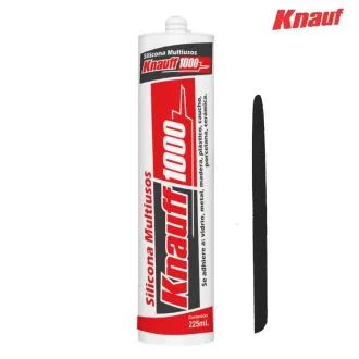 SILICONA CARTUCHO 1000 C/NEGRO KNAUF