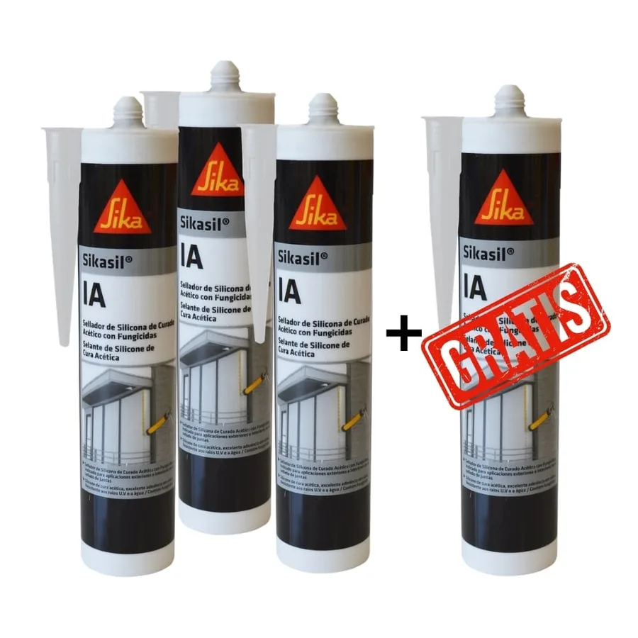 SILICONA SIKASIL IA TRANSPARENTE X 280 ML SIKA