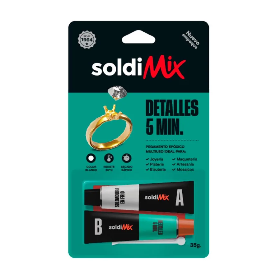 SOLDIMIX DETALLES 05 MINUTOS 35GR SOLDIMIX