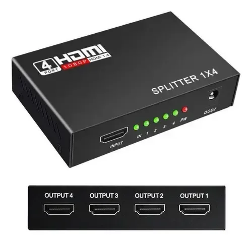 SPLIER 1 X 4 SALIDAS ECONOMICO S/M