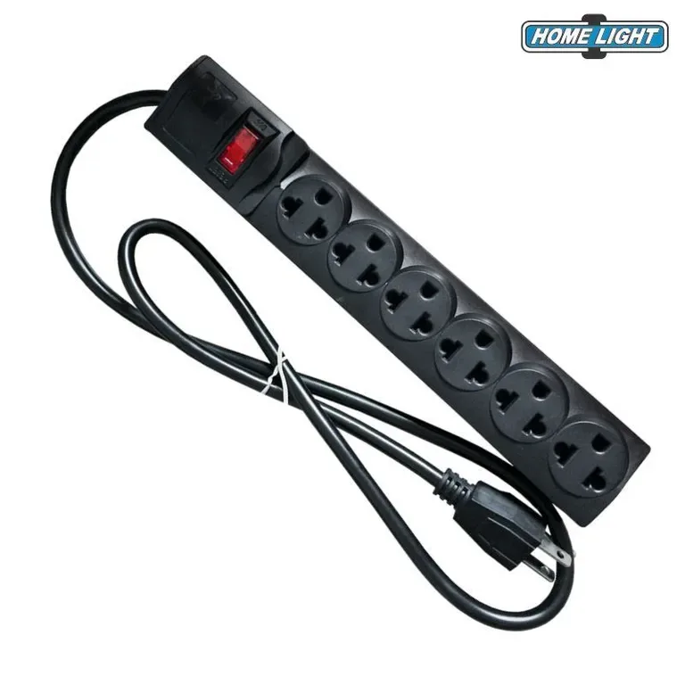 SUPRESOR DE PICOS NEGRO 1M HOME LIGHT