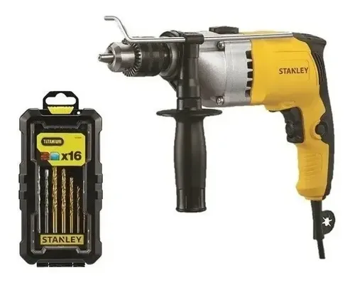 TALADRO 800W + JGO DE BROCAS STANLEY STANLEY