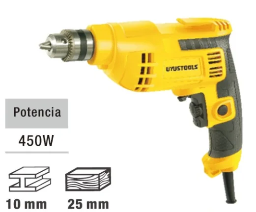 TALADRO ATORNILLADOR 10MM X 450W UYUSTOOLS