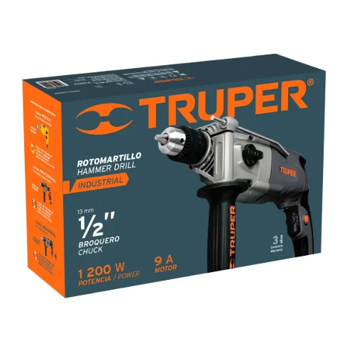 TALADRO PERCUTOR 1/2 220V 1200W TRUPER"
