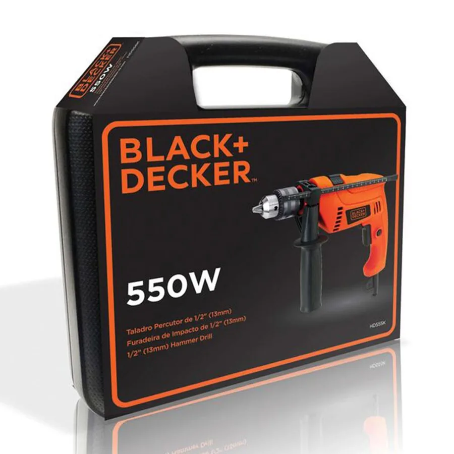 TALADRO PERCUTOR 1/2 550W DEKER MOTORS"