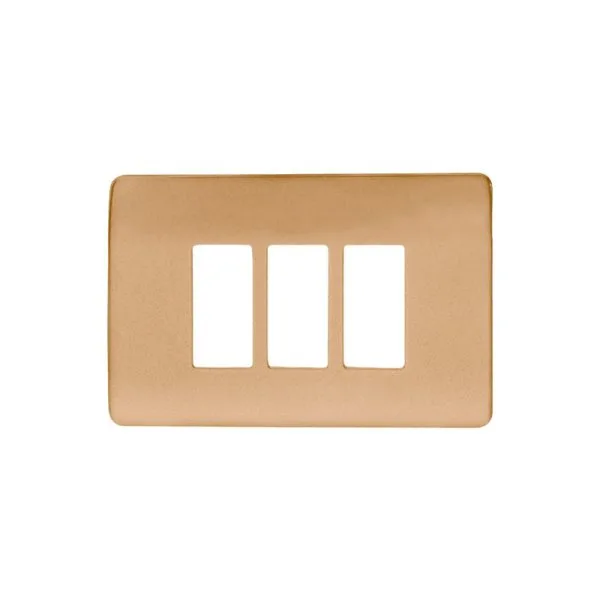 TAPA INTERCAMBIABLE TRIPLE DORADOLUXURY HOME LIGHT ARDILES