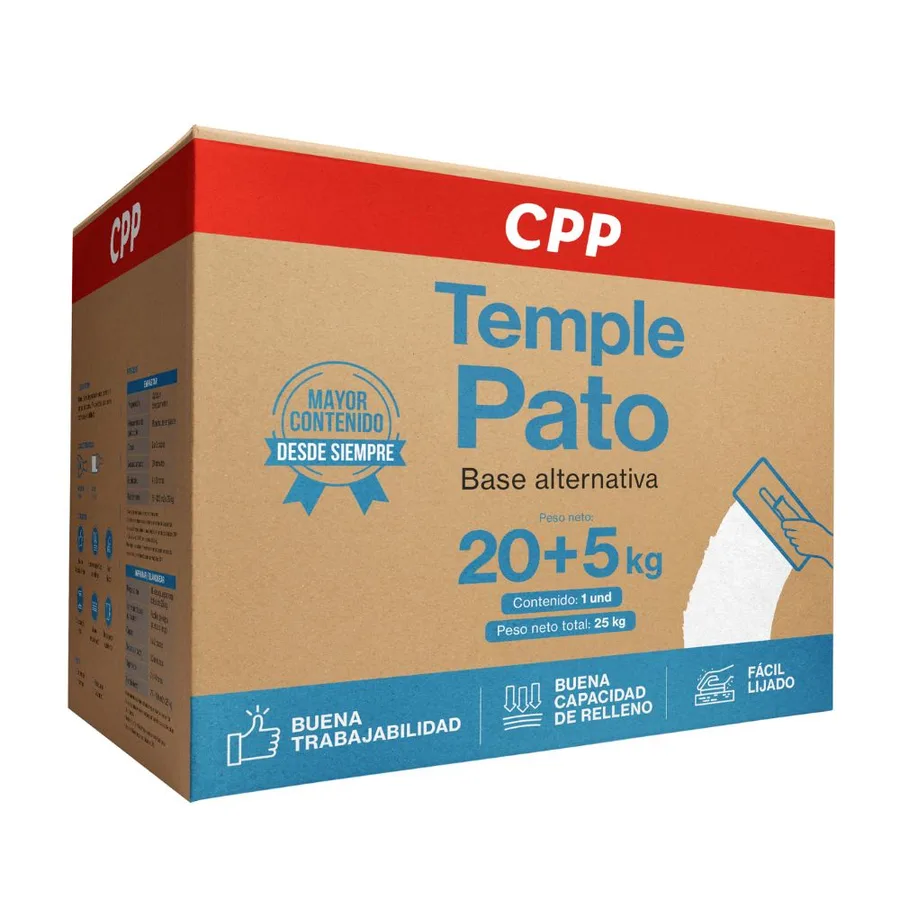 TEMPLE PATO BLANCO X25KG PATO
