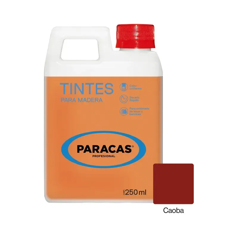 TINTE AL ALCOHOL CAOBA 250C PARACAS