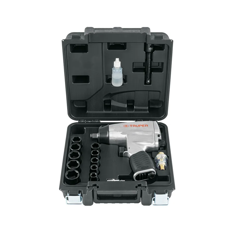 TPN-731EK KIT DE LLAVE DE IMPACTO 1/2 C TRUPER"