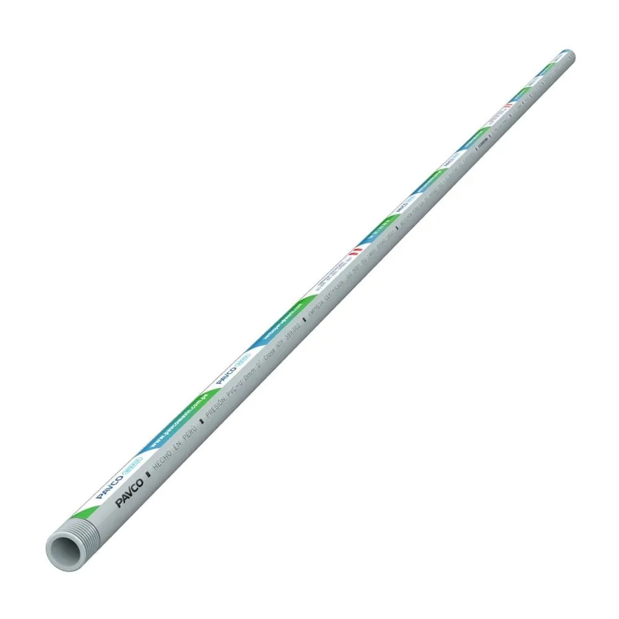 TUBO 1/2 C/ROSCA AGUA INYECTOPLAST