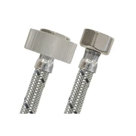 TUBO ABASTO P/LAV ALUMINIO 1/2 X 50 CM R/BRONCE C&A