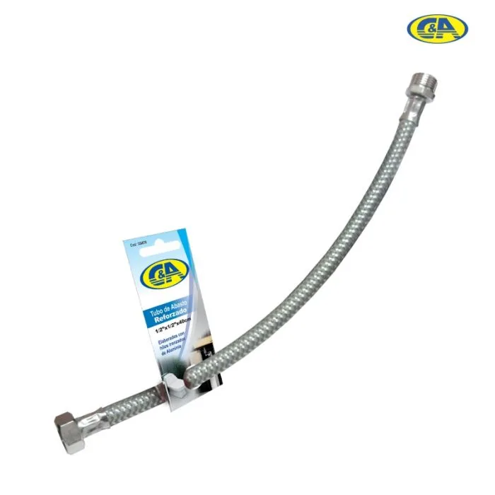 TUVO ABASTO P/LAV ALUM. 1/2 X 100 CM R/BRONCE C&A