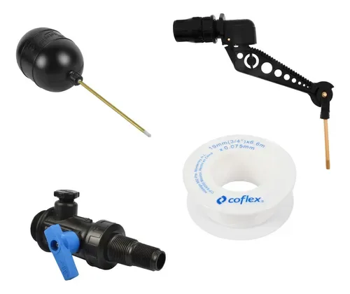 VALVULA Y FLOTADOR VSF 3/4 A 1/2 ROTOPLAS